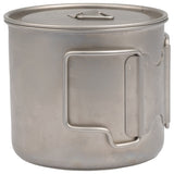 OLICAMP - Space Saver Mug 550ml with Lid - Titanium