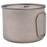 Olicamp - Space Saver Titanium Pot 900ml with Lid — view 2