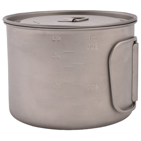 Olicamp - Space Saver Titanium Pot 900ml with Lid — view 2