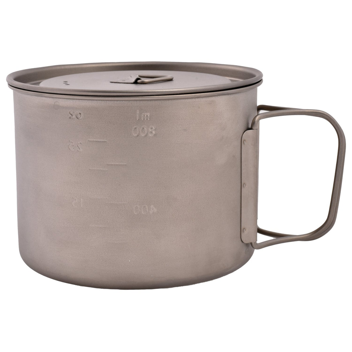 Olicamp - Space Saver Titanium Pot 900ml with Lid — view 3