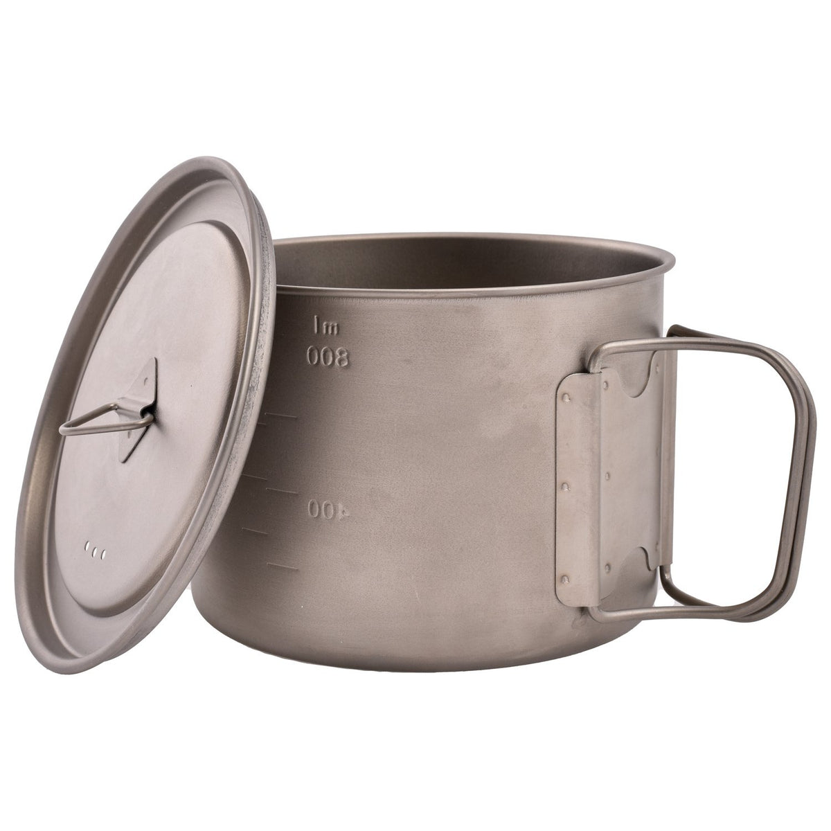 Olicamp - Space Saver Titanium Pot 900ml with Lid — view 4