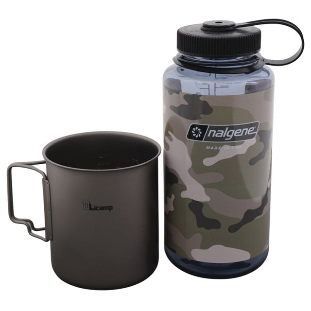 Olicamp - Space Saver Titanium Mug with Camo