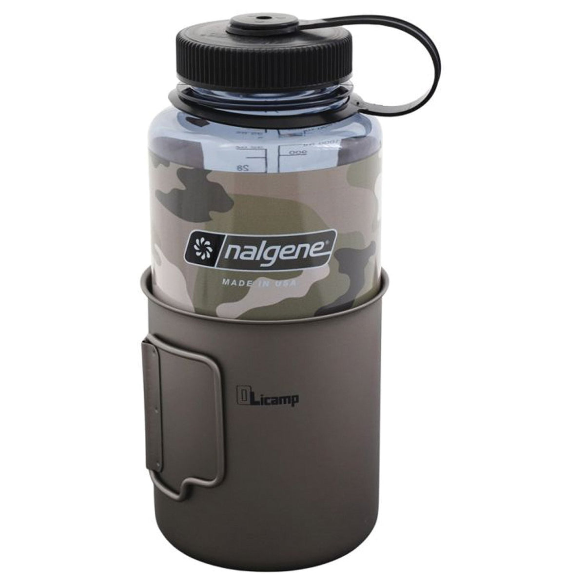 Olicamp - Space Saver Titanium Mug with Camo