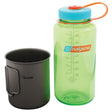 OLICAMP - Space Saver Titanium Mug with Nalgene Bottle