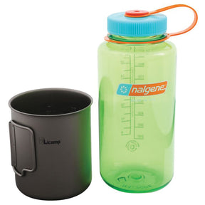 OLICAMP - Space Saver Titanium Mug with Nalgene Bottle