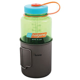 OLICAMP - Space Saver Titanium Mug with Nalgene Bottle