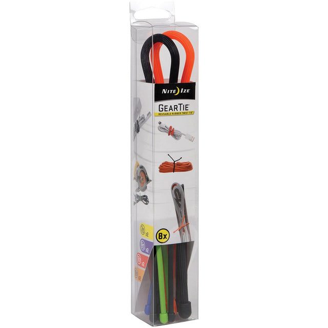 NITE IZE - Gear Tie Assorted 8-Pack