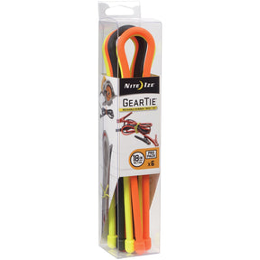NITE IZE - Gear Tie ProPack 18" Assorted 6-Pack