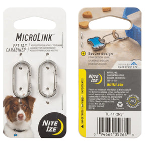 NITE IZE - MicroLink Pet Tag Biner 2-Pack