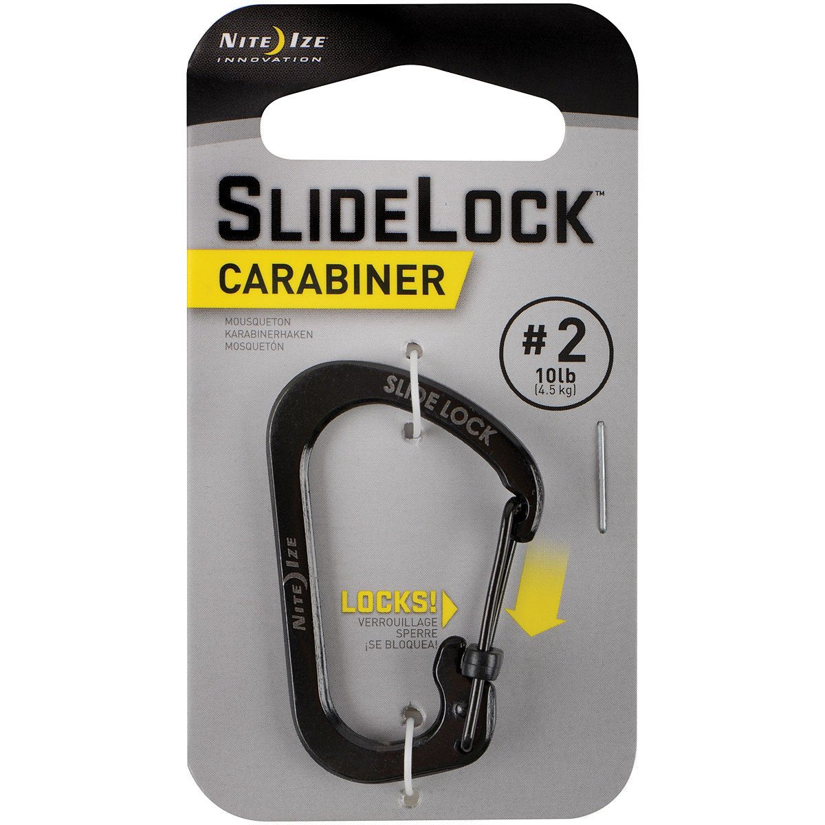 NITE IZE - Carabiner SlideLock #2 Black
