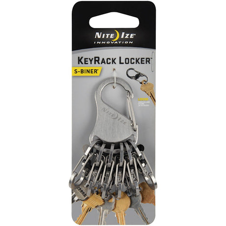 NITE IZE - KeyRack Locker Stainless Steel Carabiner