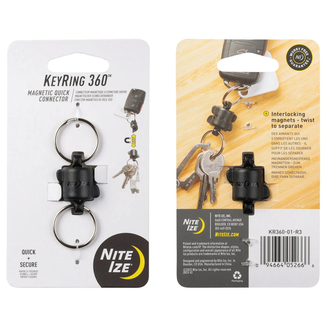 NITE IZE - KeyRing 360 Magnetic Quick Connector