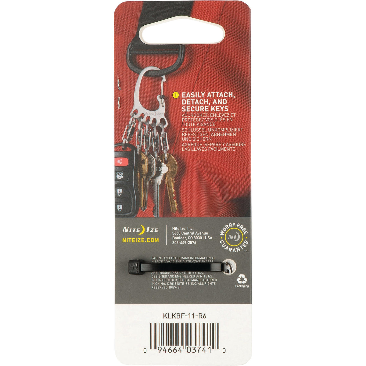 NITE IZE - BigFoot Locker Stainless KeyRack