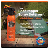 UDAP - 7.9 oz Pepper Power Fogger with Holster - Orange