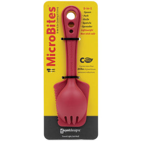 GUYOT DESIGNS - MicroBites 5-in-1 Utensil Set - Tomato