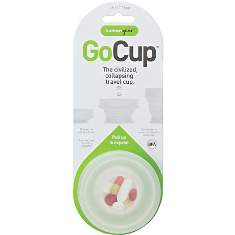 HUMANGEAR - GoCup Small 4 oz Clear