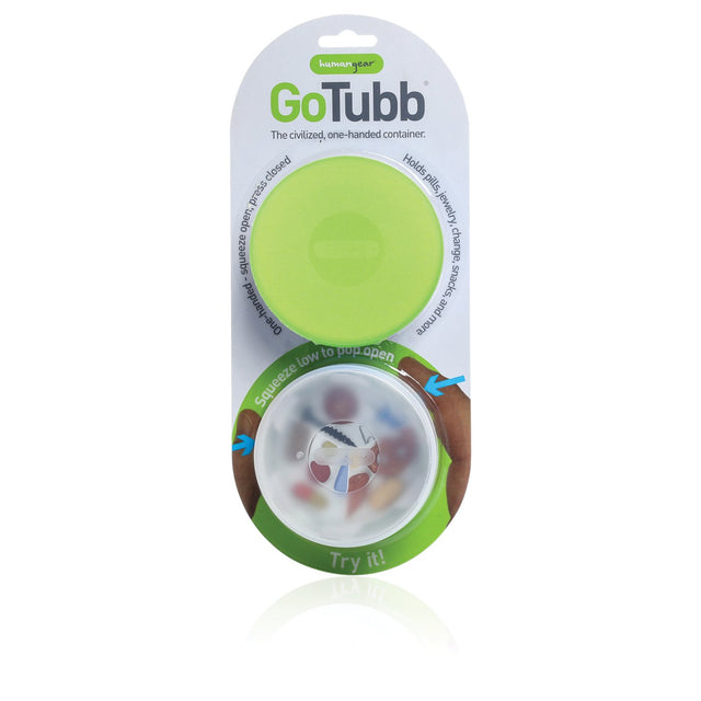 HUMANGEAR - GoTubb Large 2-Pack Clear/Green