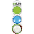 HUMANGEAR - GoTubb Medium 3-Pack in Clear, Blue, Green