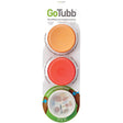 HUMANGEAR - GoTubb Medium 3-Pack in Clear, Orange, Red