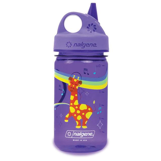 NALGENE - Grip-N-Gulp Sustain Giraffe 12oz Kids Bottle