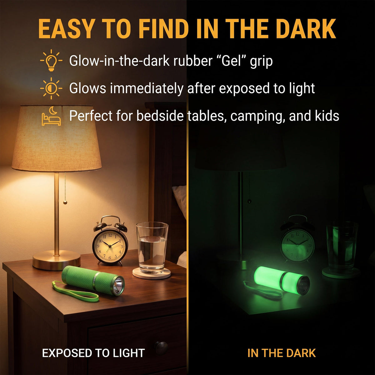 LUXPRO - Gels Glow-in-the-Dark LED Flashlight