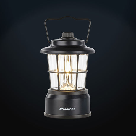 LUXPRO - Retro Lantern Black