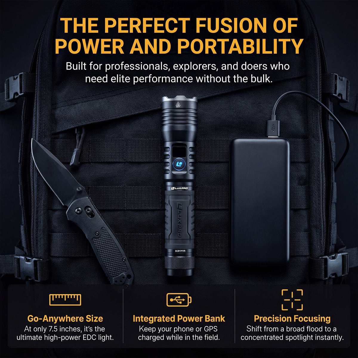 LUXPRO - Pro Series DS 4400L Flashlight