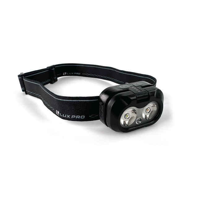 LUXPRO - Flip-Up Headlamp 450 Lumens Rechargeable