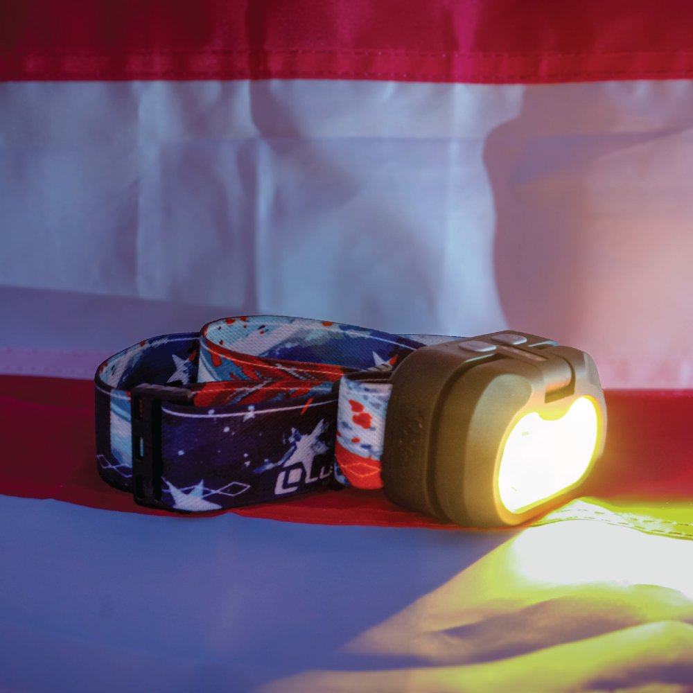 LUXPRO - Flip-Up Headlamp 450 Lumens Rechargeable