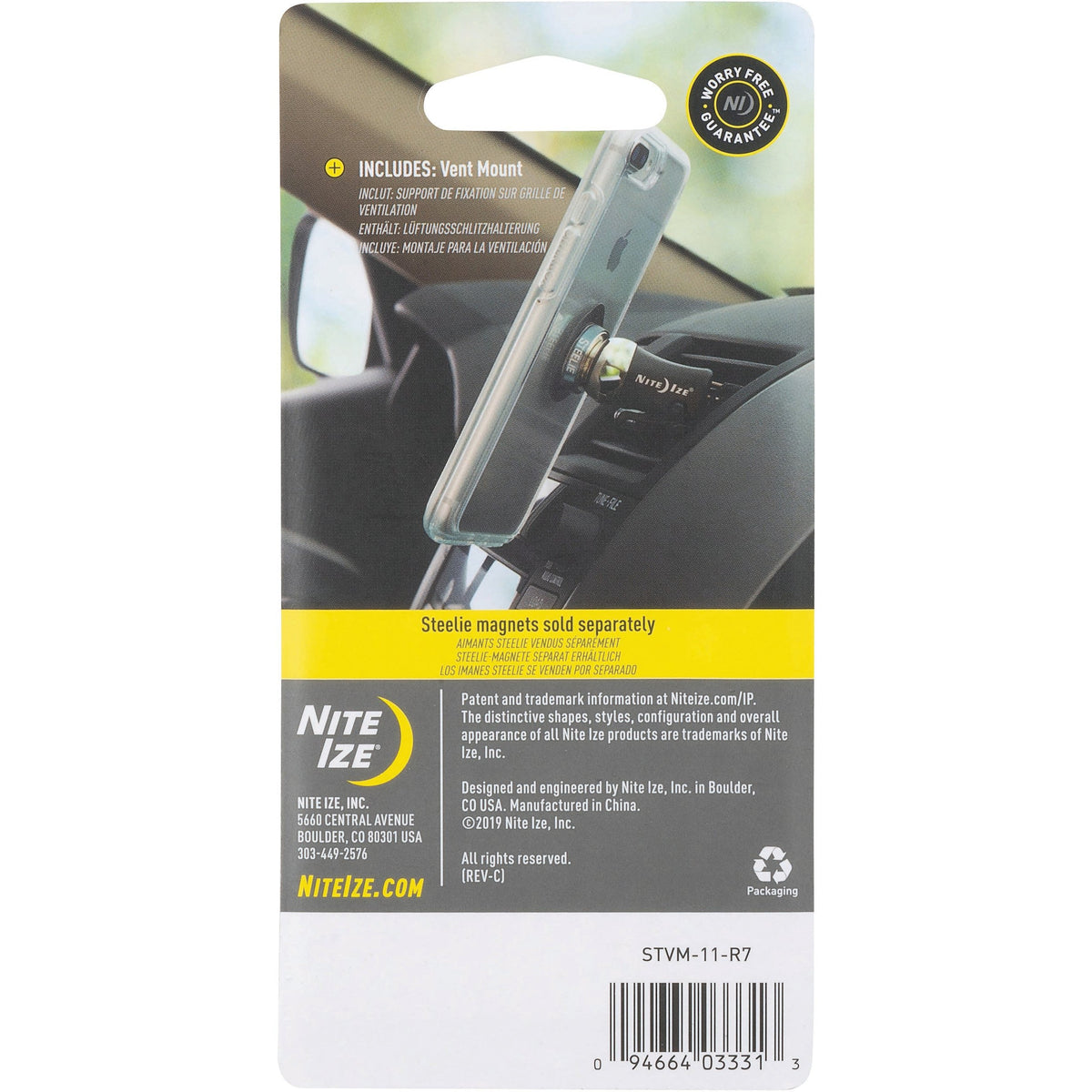 NITE IZE - Steelie Vent Component