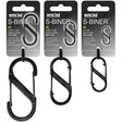 NITE IZE - S-Biner 3 Pack Combo - Black