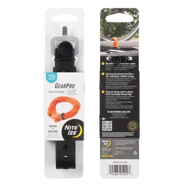 NITE IZE - GearPro Utility Strap 18 Inch - Black
