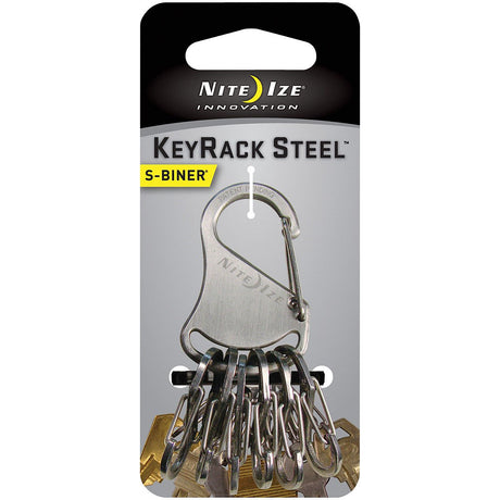 NITE IZE - KeyRack SS S-Biner with MicroLock