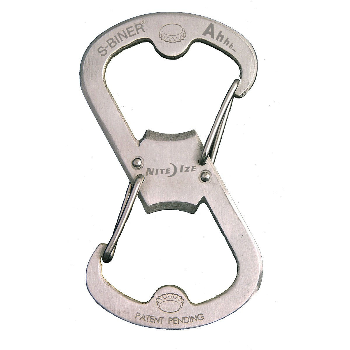 NITE IZE - S-Biner Ahhh Stainless Carabiner with Bottle Opener