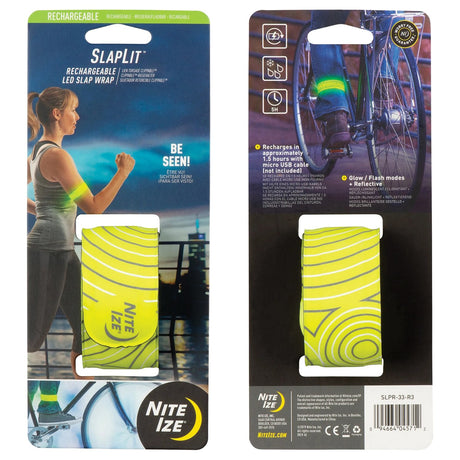NITE IZE - Rechargeable SlapLit Slap Wrap Yellow