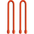 NITE IZE - Gear Tie 6" Bright Orange 2-Pack