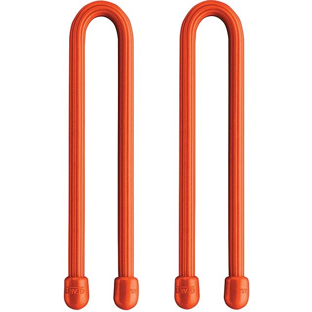 NITE IZE - Gear Tie 6" Bright Orange 2-Pack