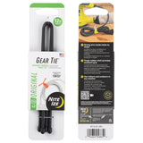 NITE IZE - Gear Tie 12" Black 2-Pack