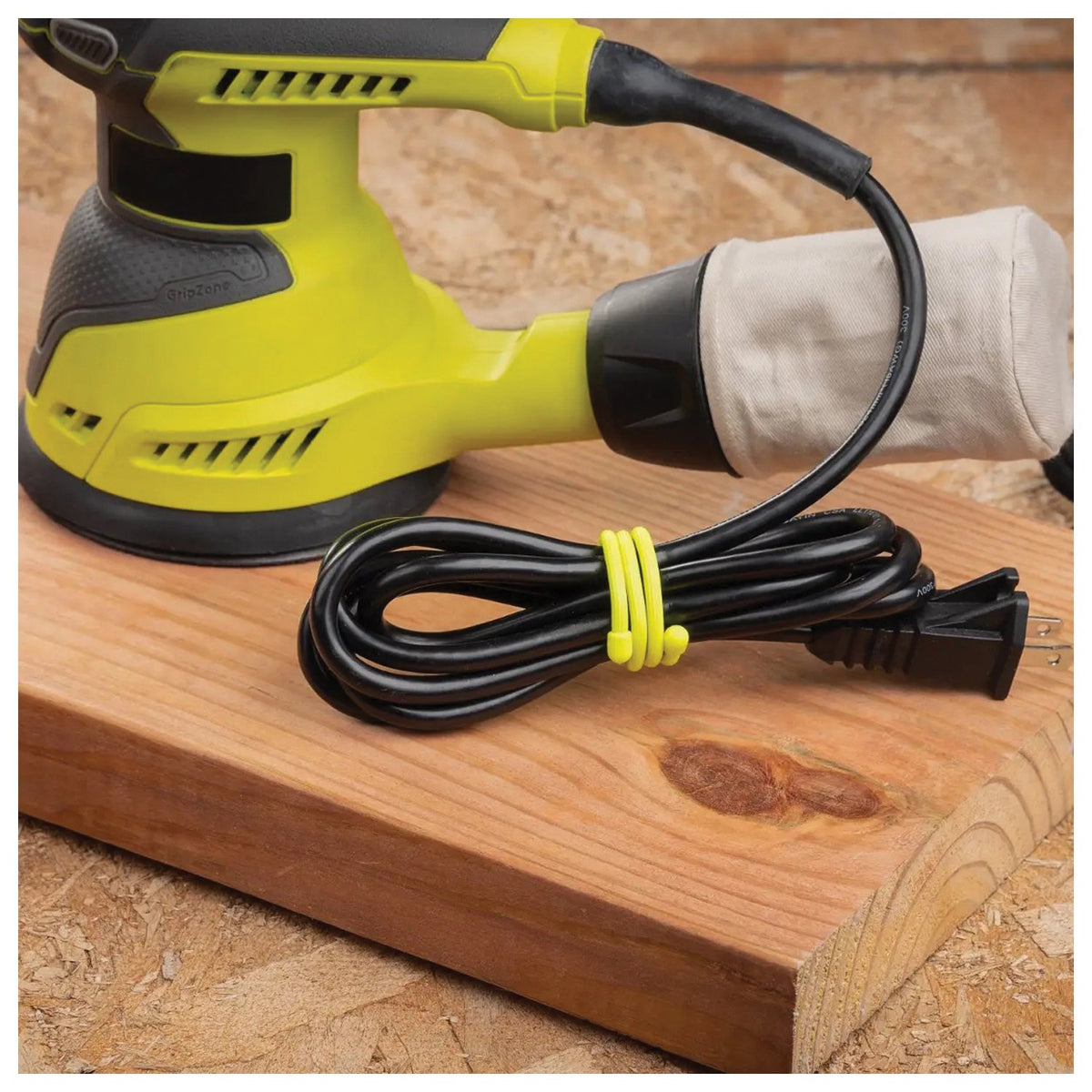 NITE IZE - Gear Tie 18" Neon Yellow 2 Pack