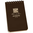 Rite in the Rain - Top Spiral Notebook 3x5 Brown