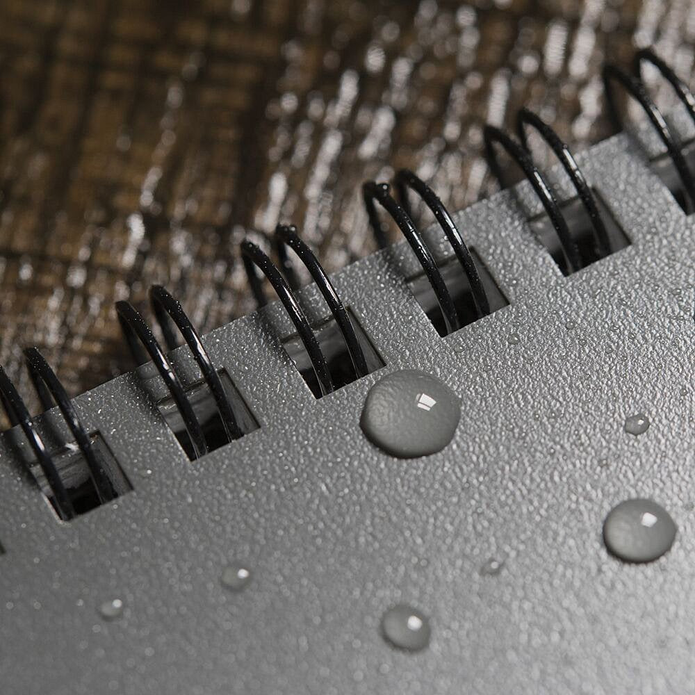 RITE IN THE RAIN - Top Spiral Notebook, Grey, 4 x 6