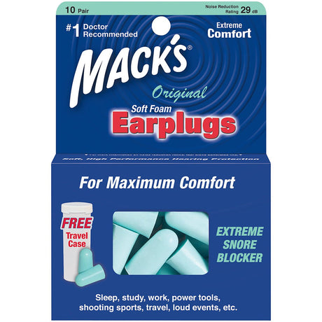 MACK'S - Original Earplugs 10 Pairs