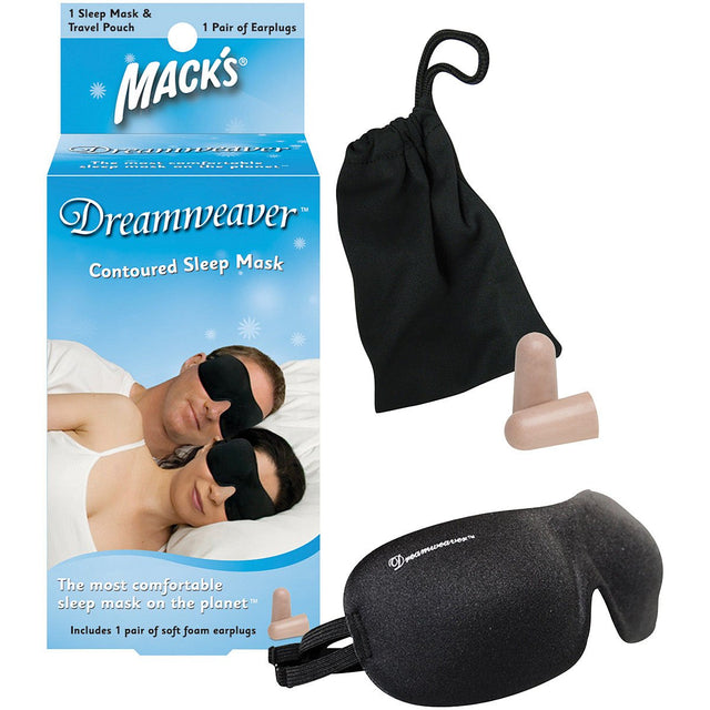 MACK'S - Dreamweaver Sleep Mask with Earplugs