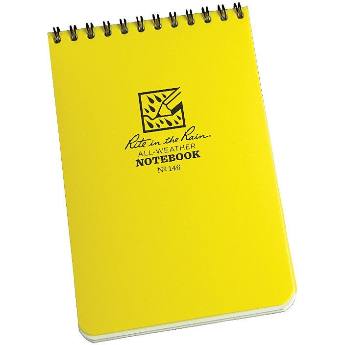 Rite in the Rain - Yellow 4x6 Notebook