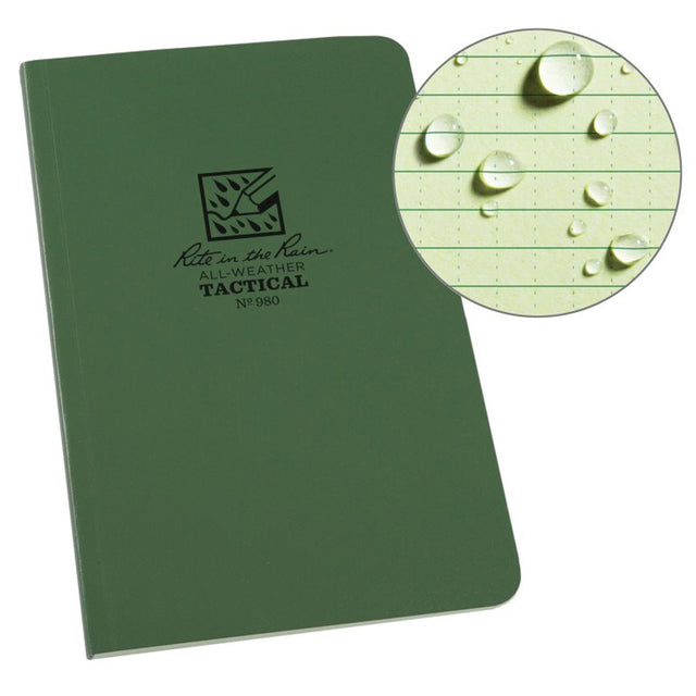 Rite in the Rain - All-Weather Tactical Field Book Green