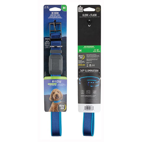 NITE IZE - NiteDog RC LED Collar - Medium Blue