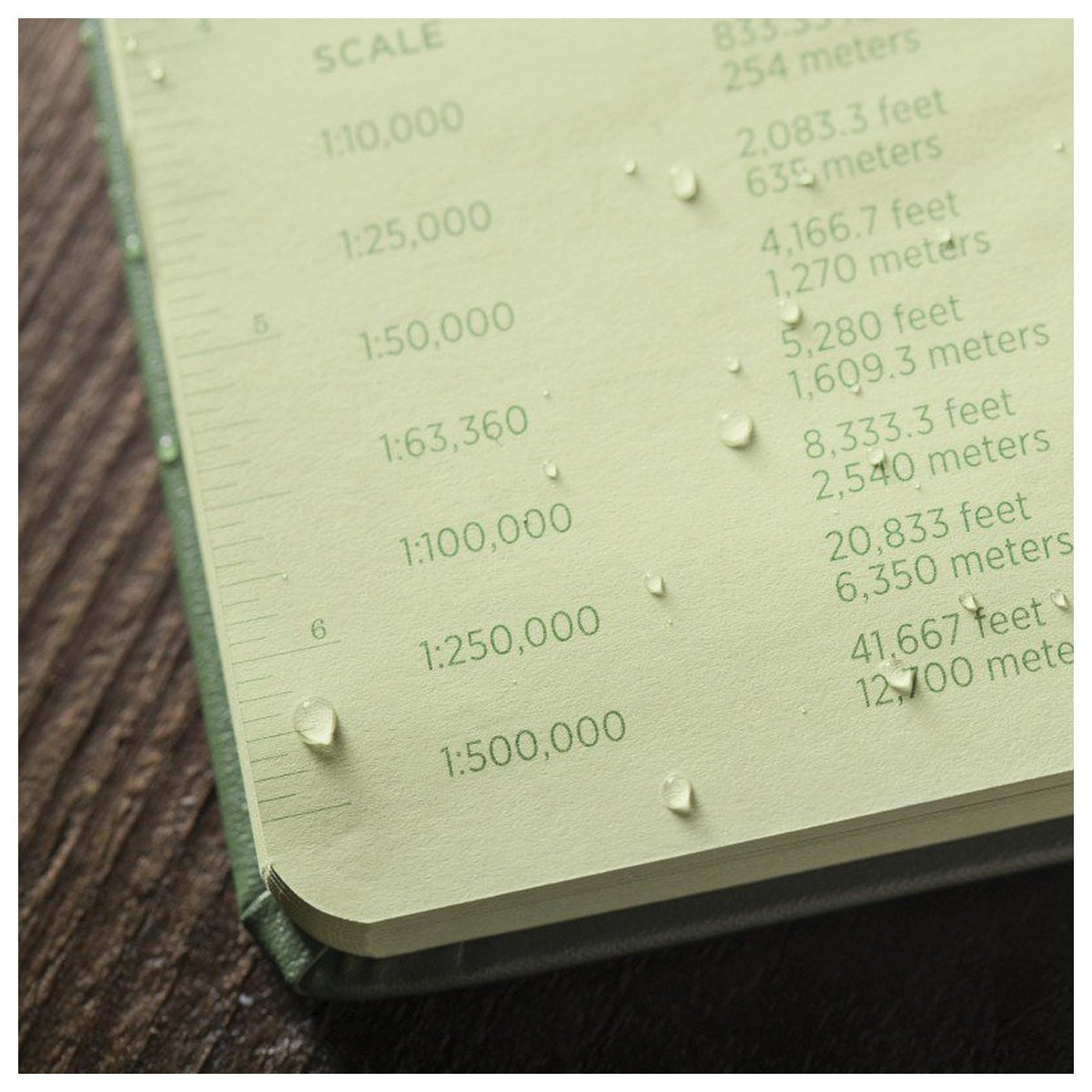 Rite in the Rain - Hard Cover Field Book 4.75 x 7.5 - Green — view 3