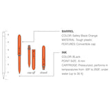Rite in the Rain - EDC All-Weather Pocket Pen 2-Pack - Orange — view 5
