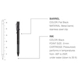 Rite in the Rain - Bolt Action Cedar Metal Pen — view 5