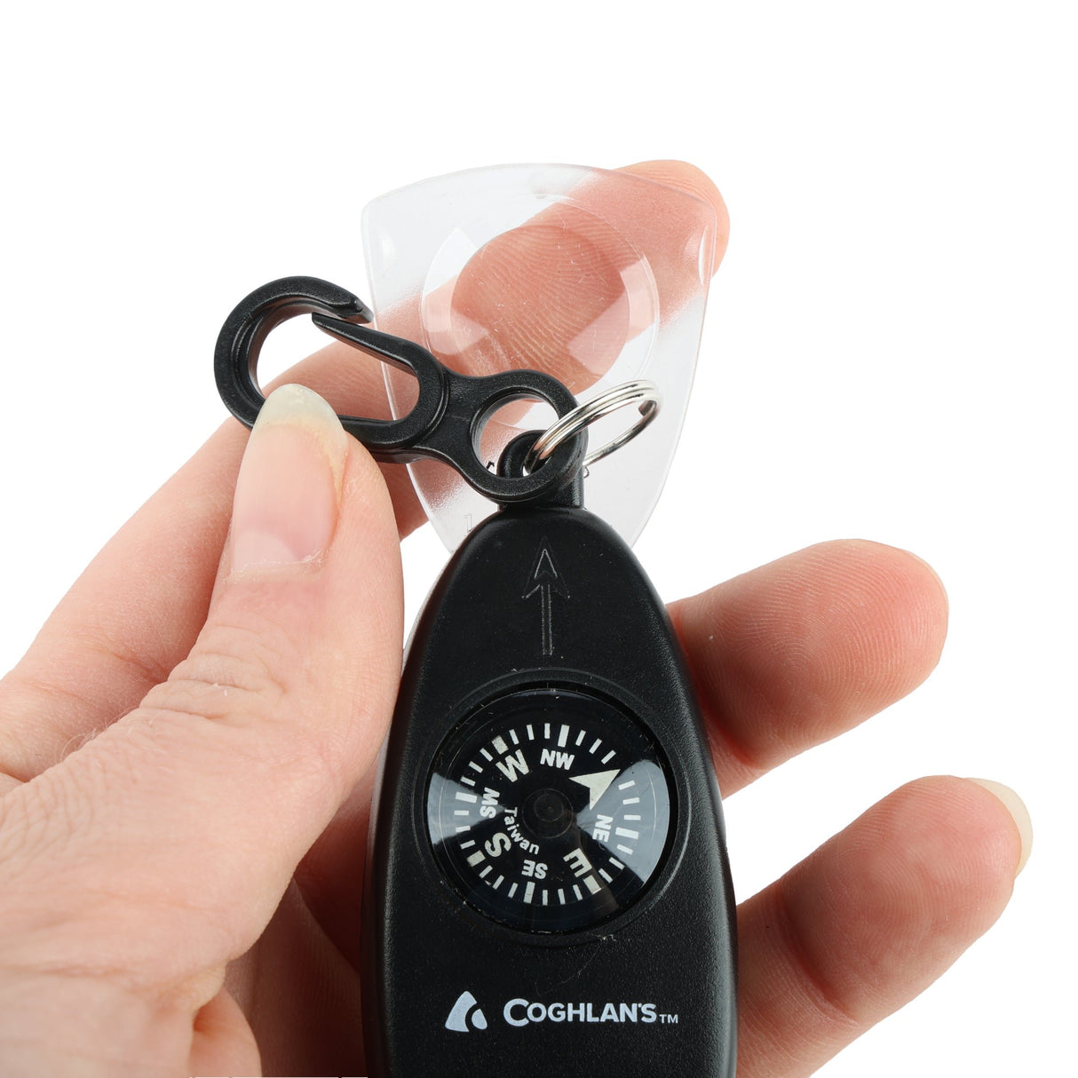 Coghlans - Four Function Whistle with Compass & Thermometer
